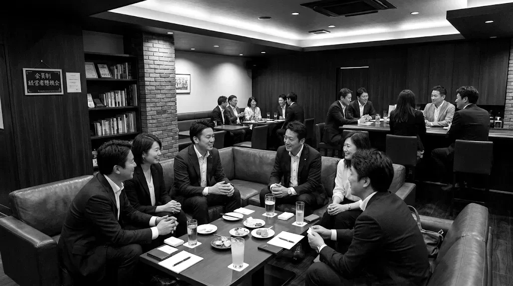 経営者同士が交流するCHALLENGERS CLUBのイメージ